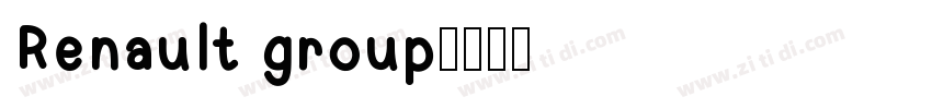 Renault group字体转换